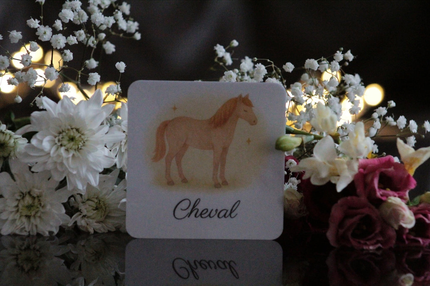 Pack de 12 cartes « l’equitation "