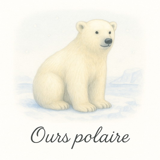 Pack de 8 cartes « les animaux de l’arctique »