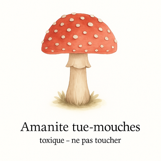 Pack de 8 cartes « le monde secret des champignons »