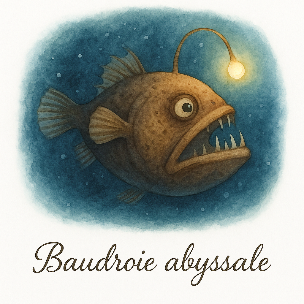 Pack 8 cartes « les créatures des abysses »