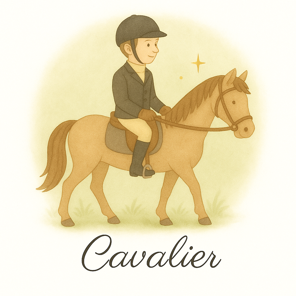 Pack de 12 cartes « l’equitation "