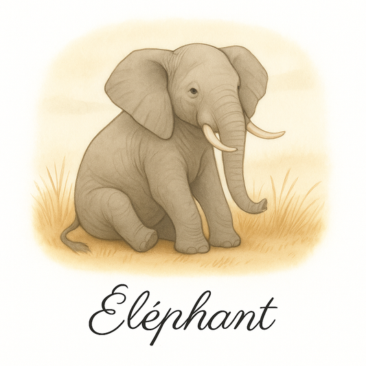 Pack de 8 cartes « les animaux de la savane »