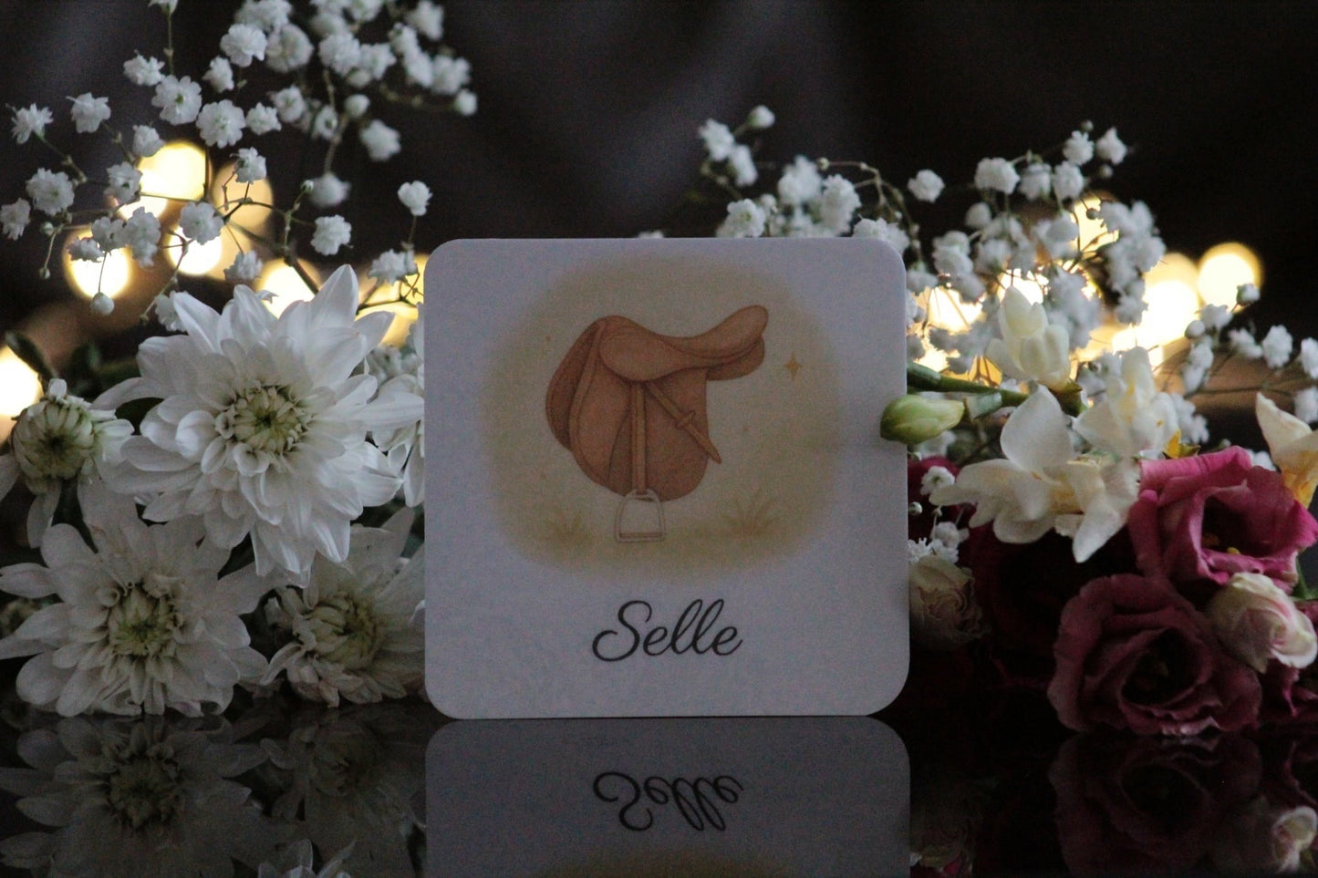 Pack de 12 cartes « l’equitation "