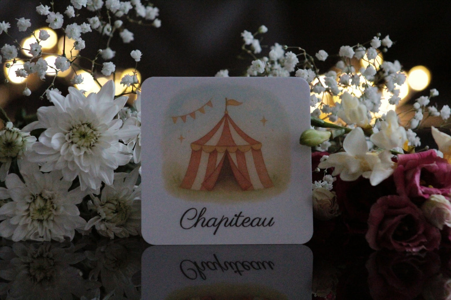 Pack de 8 cartes « le cirque »